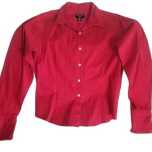 Ralph Lauren Office Button Down Preppy Shirt Womens Sz XL